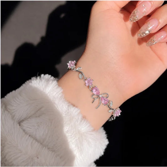 Pink Meadow Bracelet