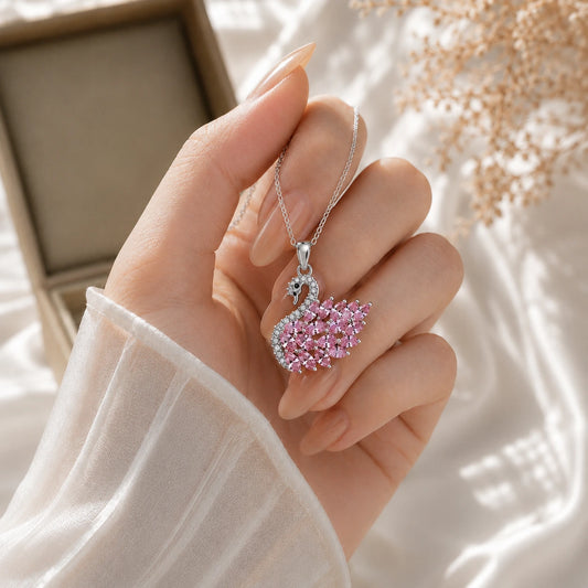 Elegant Swan Pendant