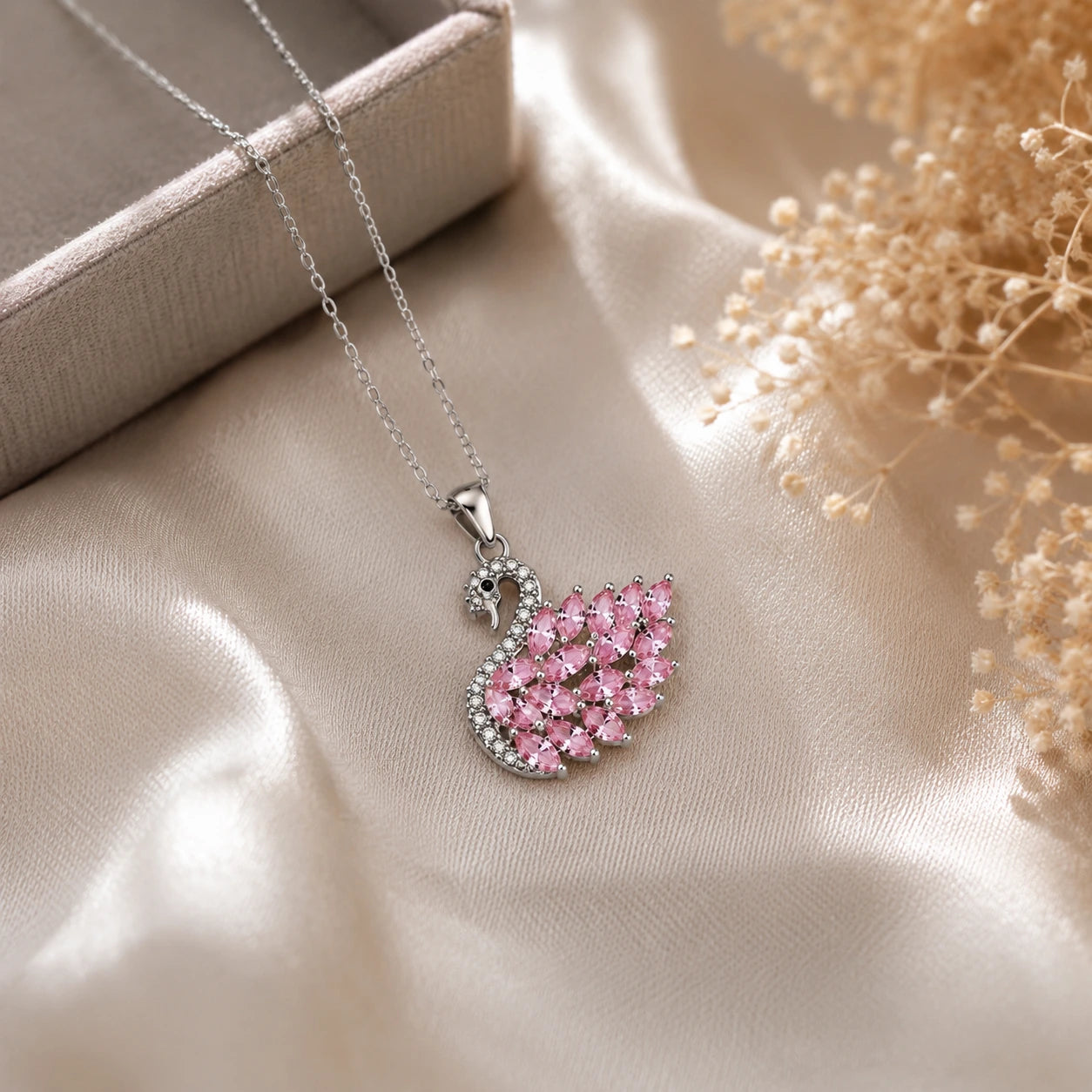 Elegant Swan Pendant