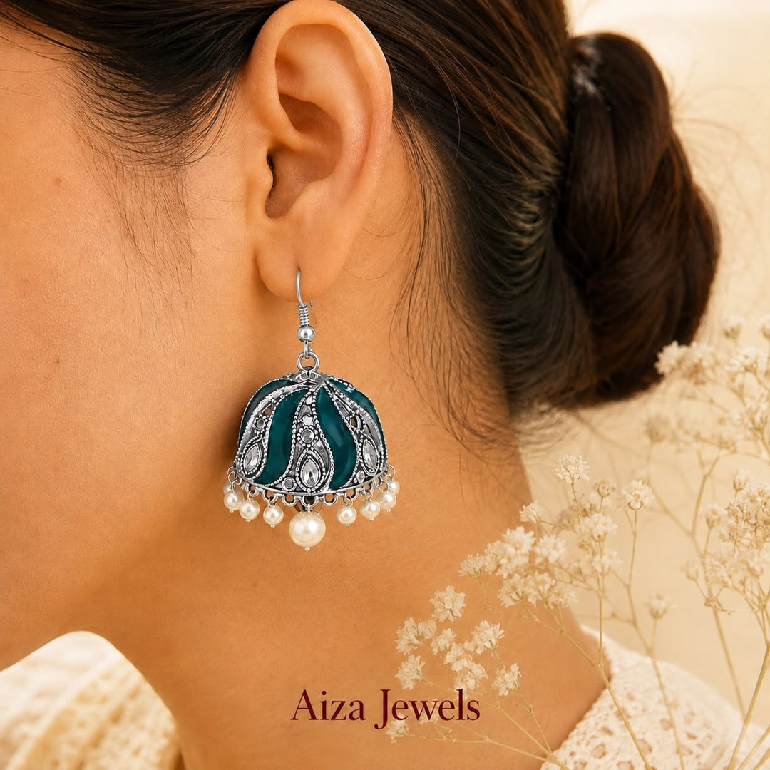 Ruby Bloom Jhumka Earings (5 Colours)